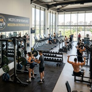 Mezitli spor salonu - modern ekipmanlar ve ferah antrenman alanı